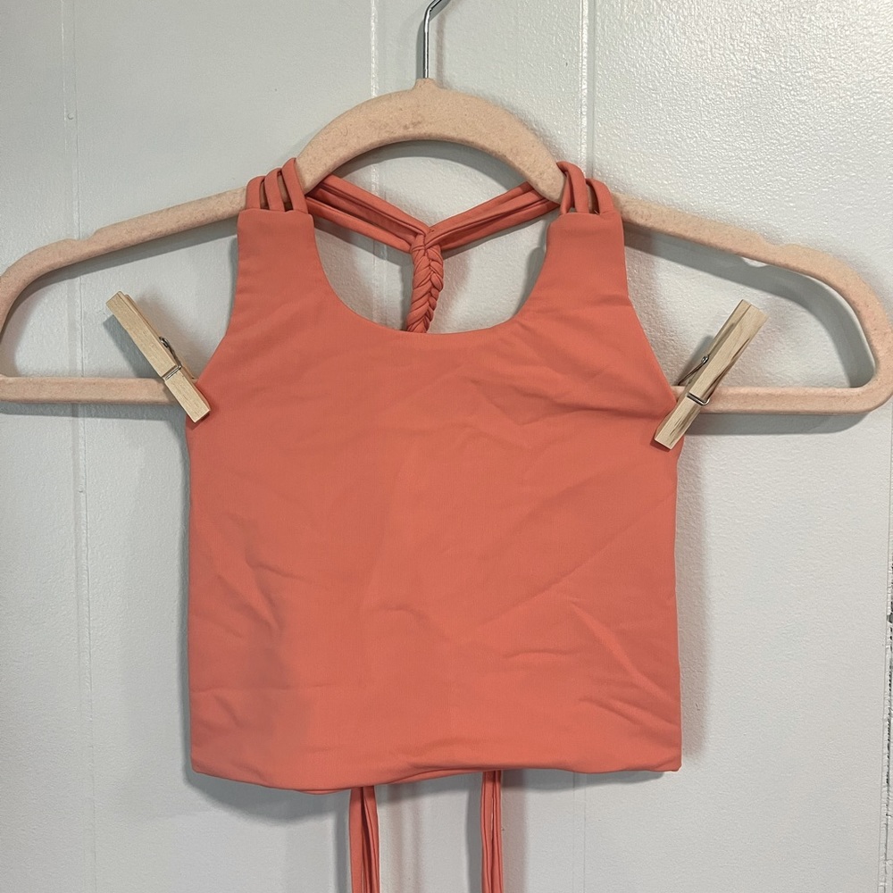 Strange Bikini Tecopa Top in Coral Size Small